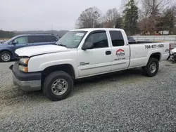 Salvage cars for sale at Concord, NC auction: 2003 Chevrolet Silverado K2500 Heavy Duty