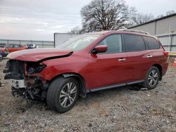 Salvage cars for sale at Chatham, VA auction: 2018 Nissan Pathfinder S