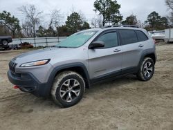 Salvage cars for sale at Hampton, VA auction: 2015 Jeep Cherokee Trailhawk