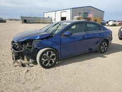 Salvage cars for sale from Copart Amarillo, TX: 2019 KIA Forte FE