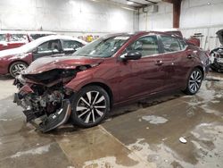 Nissan salvage cars for sale: 2021 Nissan Sentra SV