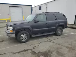 Salvage cars for sale at Vallejo, CA auction: 2002 Chevrolet Tahoe K1500