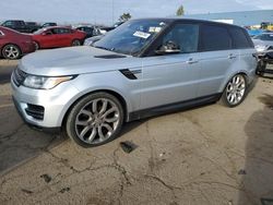 Vehiculos salvage en venta de Copart Woodhaven, MI: 2015 Land Rover Range Rover Sport SE