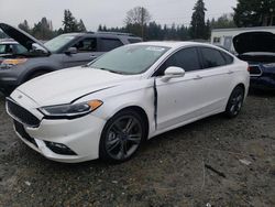 Salvage cars for sale at Graham, WA auction: 2018 Ford Fusion Sport