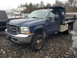 Salvage trucks for sale at Windham, ME auction: 2002 Ford F350 Super Duty