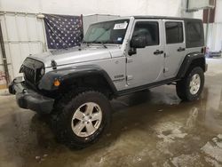 Salvage cars for sale from Copart Avon, MN: 2016 Jeep Wrangler Unlimited Sport