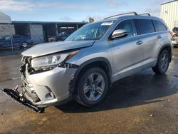 Salvage cars for sale at Fresno, CA auction: 2017 Toyota Highlander Hybrid Limited