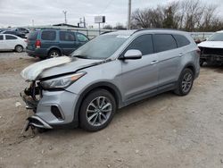 Salvage cars for sale at Oklahoma City, OK auction: 2018 Hyundai Santa FE SE