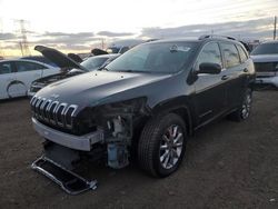 Salvage cars for sale from Copart Elgin, IL: 2017 Jeep Cherokee Limited