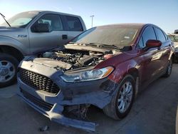 Salvage cars for sale from Copart Wilmer, TX: 2016 Ford Fusion S