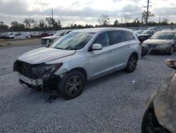 Salvage cars for sale from Copart Cleveland: 2020 Infiniti QX60 Luxe