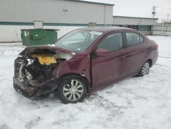 Salvage cars for sale at Leroy, NY auction: 2018 Mitsubishi Mirage G4 ES