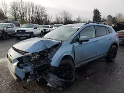 Salvage cars for sale at Portland, OR auction: 2018 Subaru Crosstrek Premium