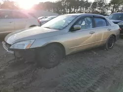 Vehiculos salvage en venta de Copart Seaford, DE: 2005 Honda Accord LX