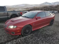 Salvage cars for sale at Reno, NV auction: 2006 Pontiac GTO