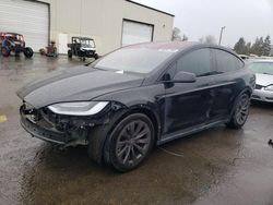 Salvage cars for sale at Woodburn, OR auction: 2018 Tesla Model X