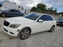 Mercedes-Benz c-Class salvage cars for sale: 2010 Mercedes-Benz C 300 4matic