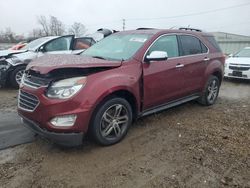 Vehiculos salvage en venta de Copart Chicago Heights, IL: 2016 Chevrolet Equinox LTZ