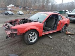 Ford salvage cars for sale: 2002 Ford Mustang