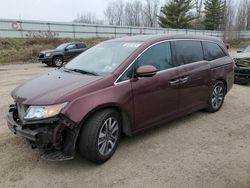 2016 Honda Odyssey Touring en venta en Davison, MI