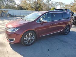 Chrysler Pacifica Limited salvage cars for sale: 2017 Chrysler Pacifica Limited