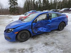 Salvage cars for sale at Montreal Est, QC auction: 2016 Honda Civic LX