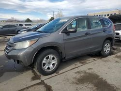 Salvage cars for sale at Littleton, CO auction: 2013 Honda CR-V LX