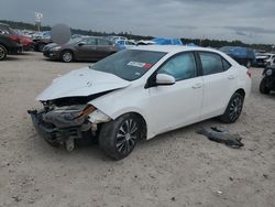 Toyota Corolla salvage cars for sale: 2017 Toyota Corolla L