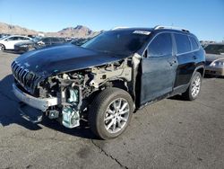 Salvage cars for sale at North Las Vegas, NV auction: 2018 Jeep Cherokee Limited