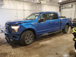 Salvage cars for sale at Franklin, WI auction: 2016 Ford F150 Supercrew