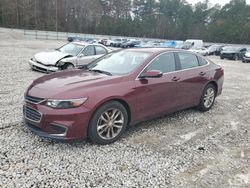 Salvage cars for sale at Ellenwood, GA auction: 2016 Chevrolet Malibu LT