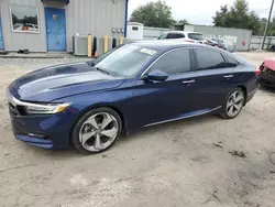 Salvage cars for sale from Copart Midway, FL: 2018 Honda Accord Touring