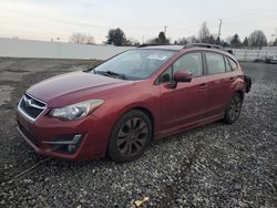 Subaru Impreza salvage cars for sale: 2015 Subaru Impreza Sport