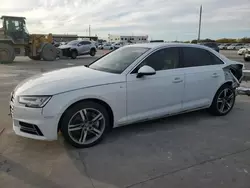 2017 Audi A4 Premium Plus en venta en Grand Prairie, TX