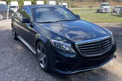 Mercedes-Benz salvage cars for sale: 2015 Mercedes-Benz S 63 AMG