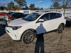 Toyota salvage cars for sale: 2017 Toyota Rav4 HV LE