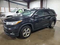 Toyota salvage cars for sale: 2014 Toyota Highlander Hybrid Limited