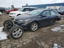 Chevrolet Cruze salvage cars for sale: 2016 Chevrolet Cruze LT