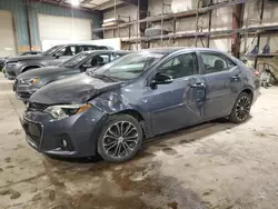 Salvage cars for sale at Eldridge, IA auction: 2015 Toyota Corolla L