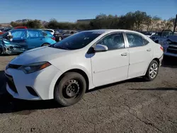 Salvage cars for sale at Las Vegas, NV auction: 2015 Toyota Corolla L