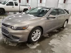 Salvage cars for sale from Copart Avon, MN: 2018 Chevrolet Malibu LT