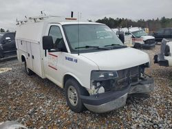 Salvage trucks for sale at Memphis, TN auction: 2015 Chevrolet Express G3500