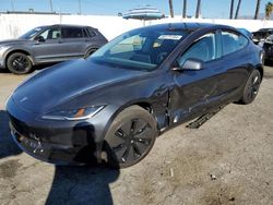 Salvage cars for sale at Van Nuys, CA auction: 2024 Tesla Model 3