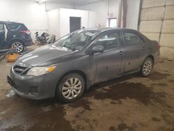 Salvage cars for sale at Ham Lake, MN auction: 2012 Toyota Corolla Base