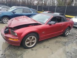 Ford Mustang gt salvage cars for sale: 2005 Ford Mustang GT