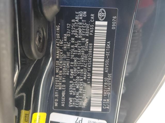 2012 Toyota Camry Base