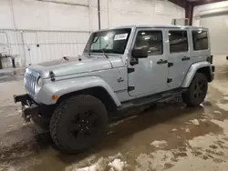 Salvage cars for sale at Avon, MN auction: 2012 Jeep Wrangler Unlimited Sahara