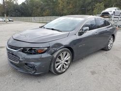 Salvage cars for sale at Savannah, GA auction: 2017 Chevrolet Malibu Premier