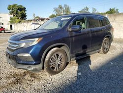 Honda Pilot salvage cars for sale: 2016 Honda Pilot EXL