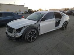 Salvage cars for sale at Martinez, CA auction: 2021 Honda Accord Sport SE